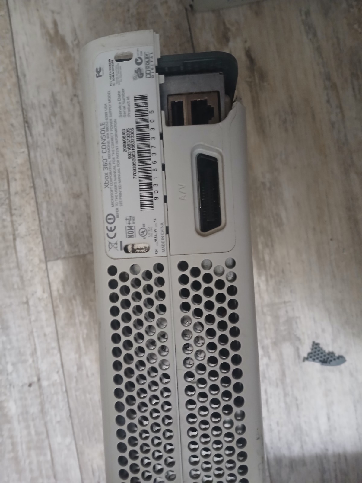 Xbox 360 Console untested Parts Only, No Cables or Controllers