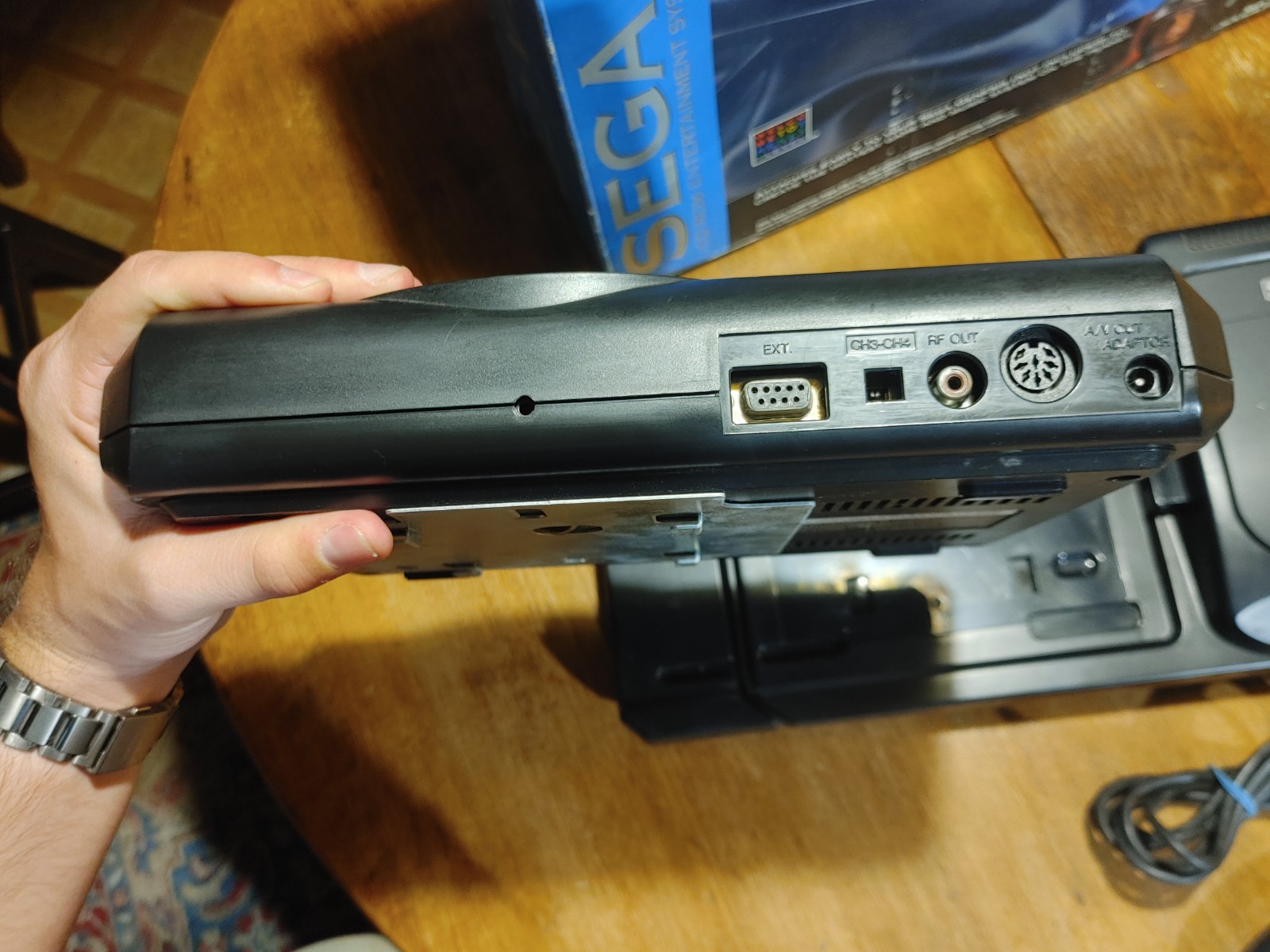 Sega CD Model 2 Console Genesis Bundle Consoles w Controller & Box *TESTED*