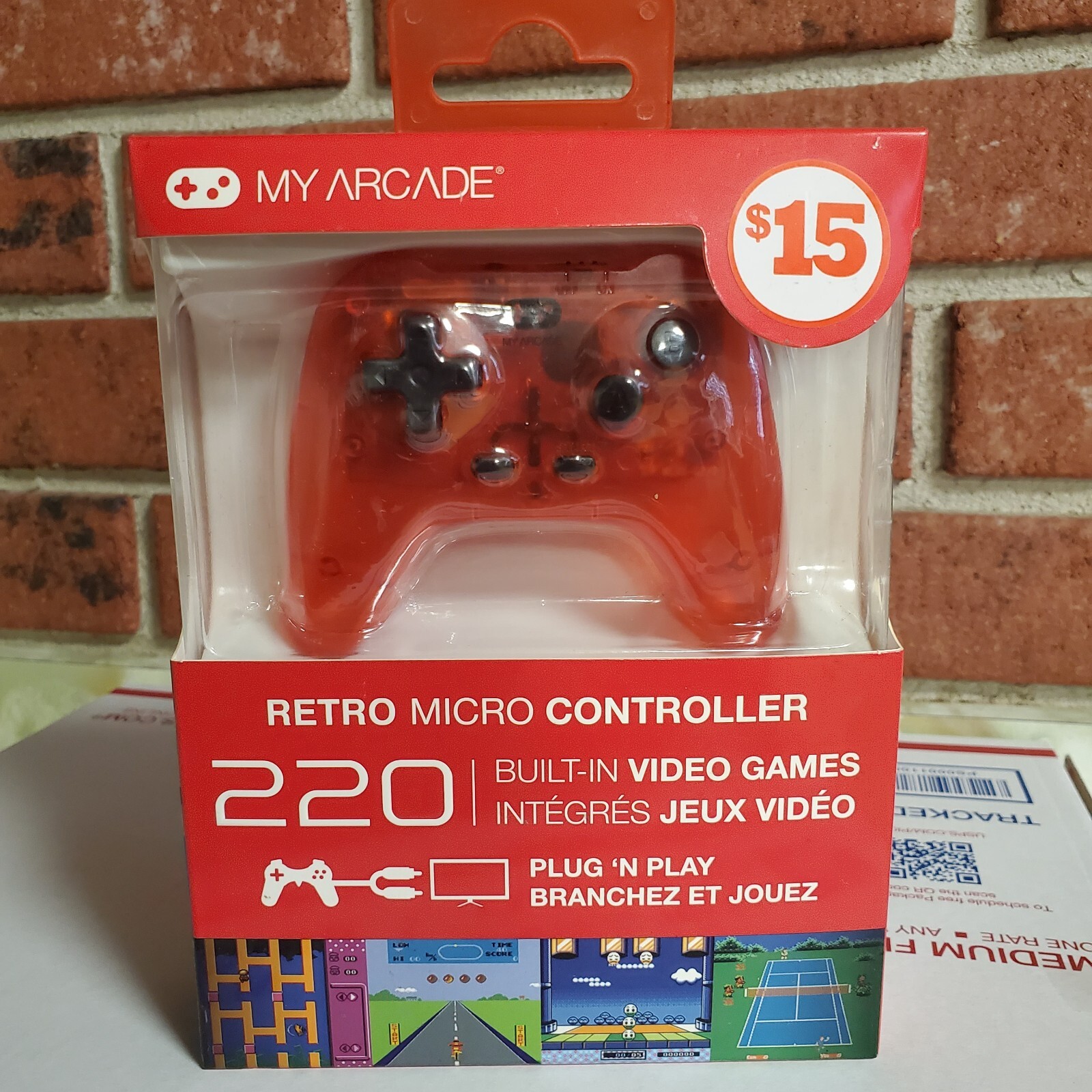 MY ARCADE – RETRO MICRO CONTROLLER -Plug n Play ~ 220 BUILT-IN VIDEO GAMES. New