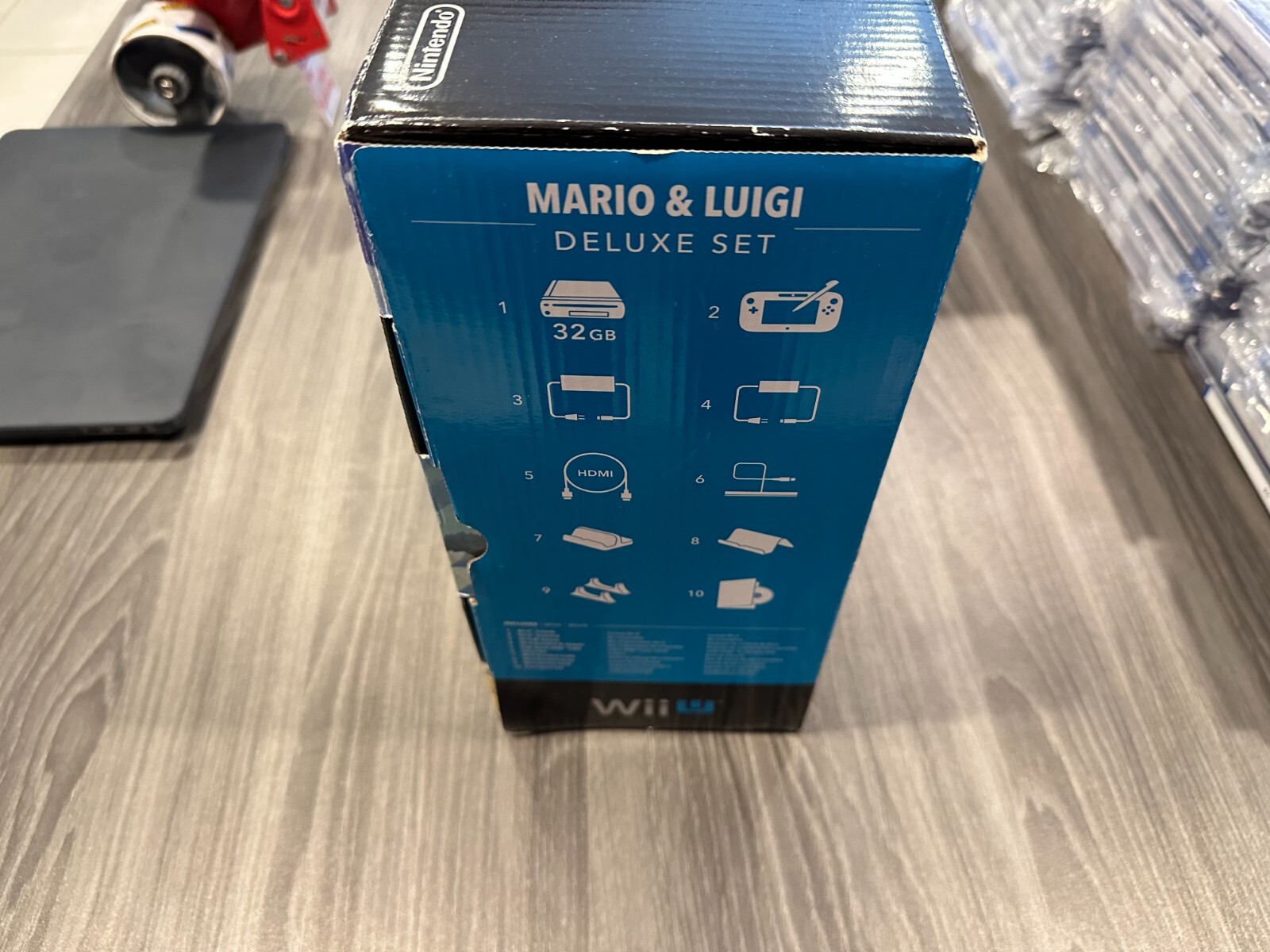 Nintendo Wii U Deluxe Set: Super Mario Bros U And Super Luigi U CIB