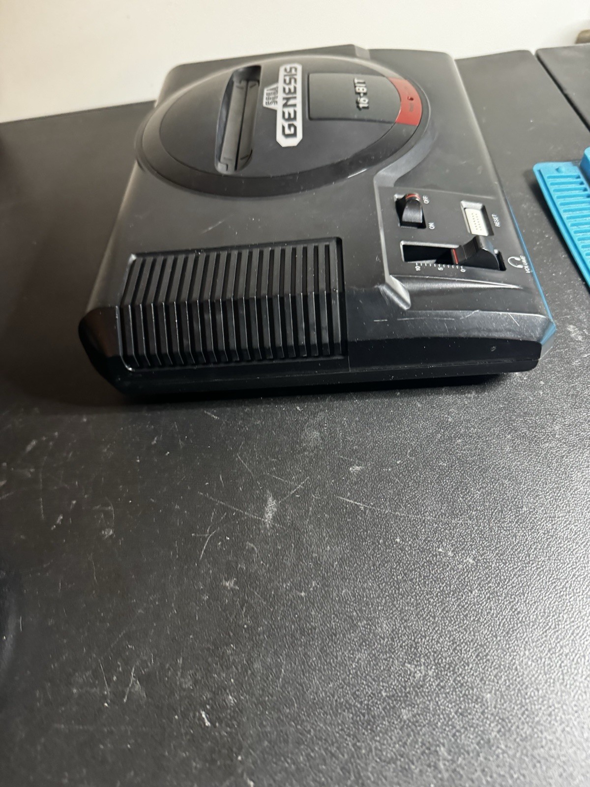 Sega Genesis Model 1 W/ Cables Controllers Games Gargoyles Cleaned Tested Works!