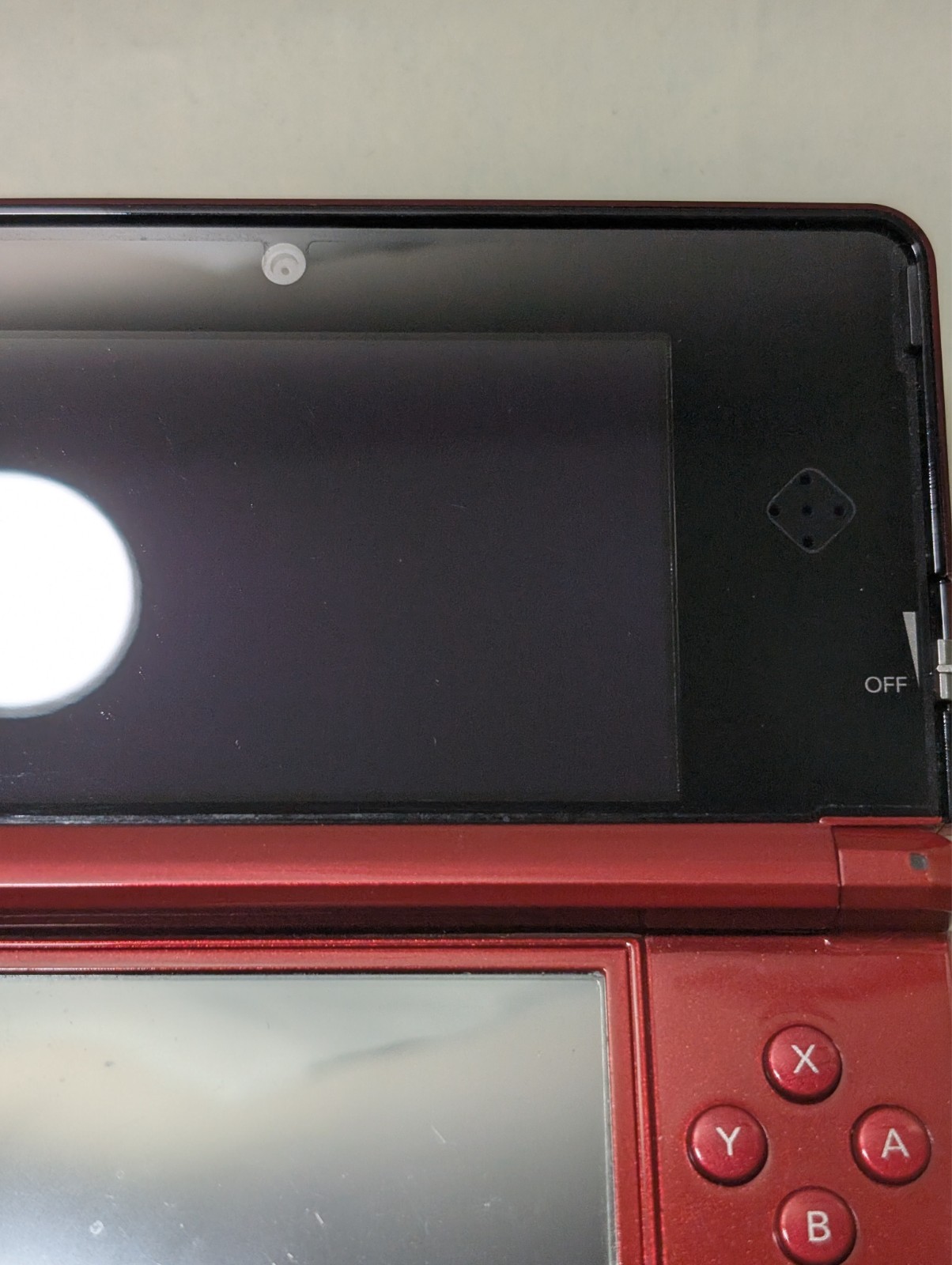 Nintendo 3DS Console Japan Ver Flare Red For Parts As-Is JUNK NTSC-J Region-Lock