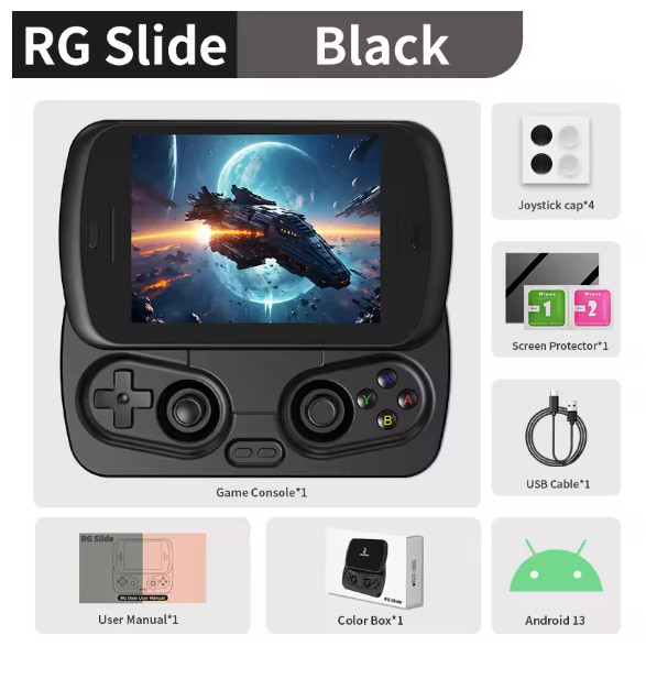 Anbernic RG Slide Retro Handheld Game Console 4.7″ LTPS In-Cell Android