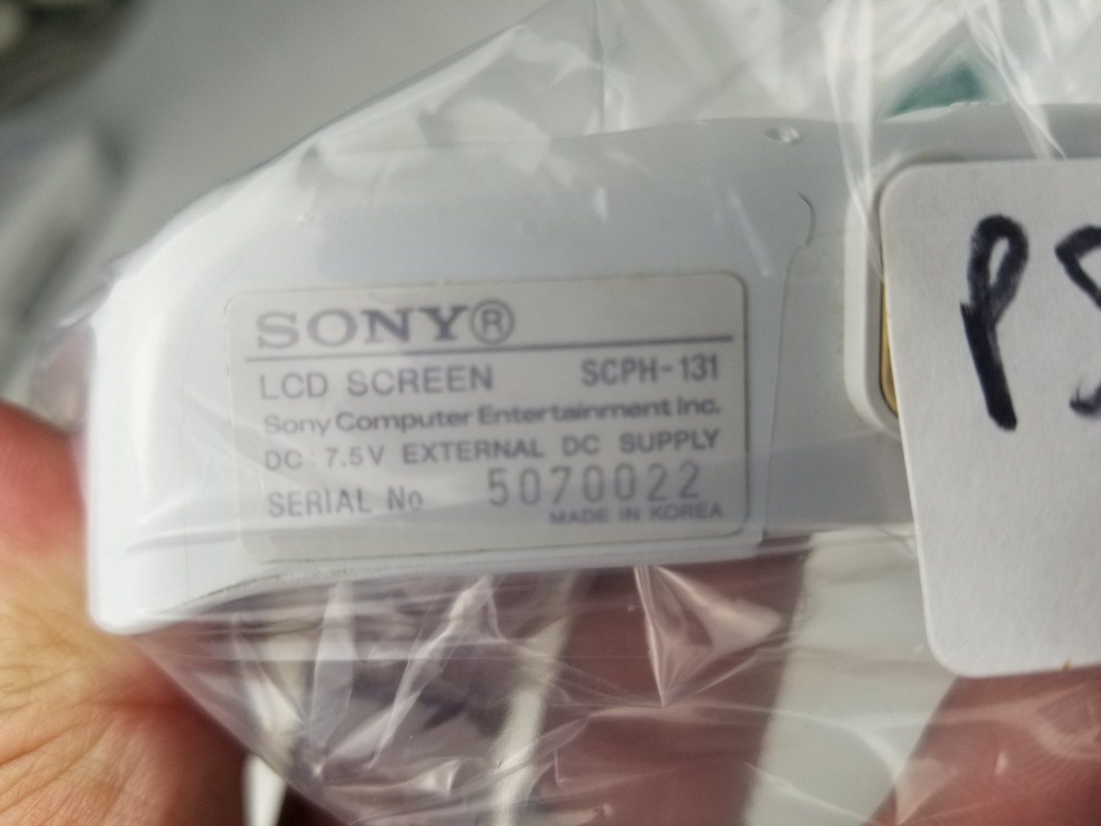 Sony PSOne 5” LCD Screen ONLY SCPH-131 PS1 PlayStation One Damaged Plastic