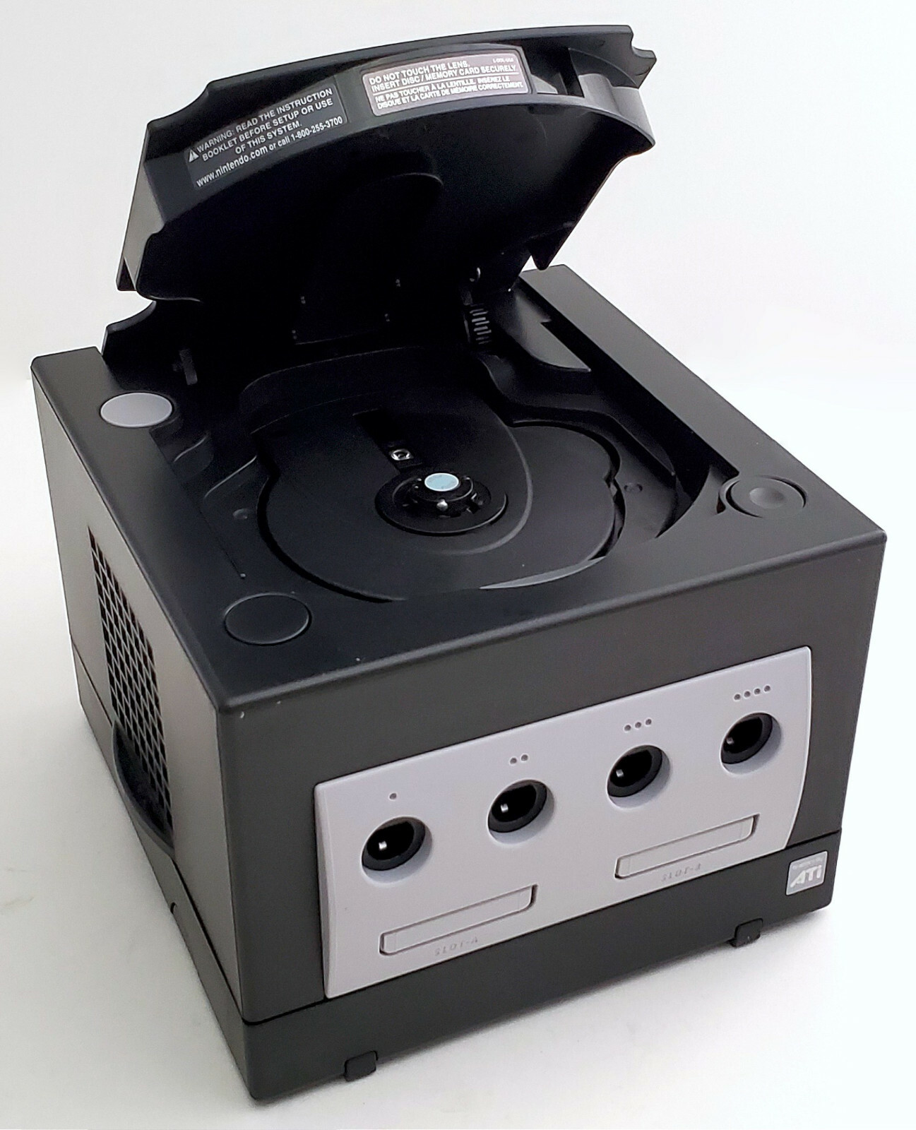 Nintendo GameCube DOL-001 Gaming System Console 2 Controller Bundle Black GCN