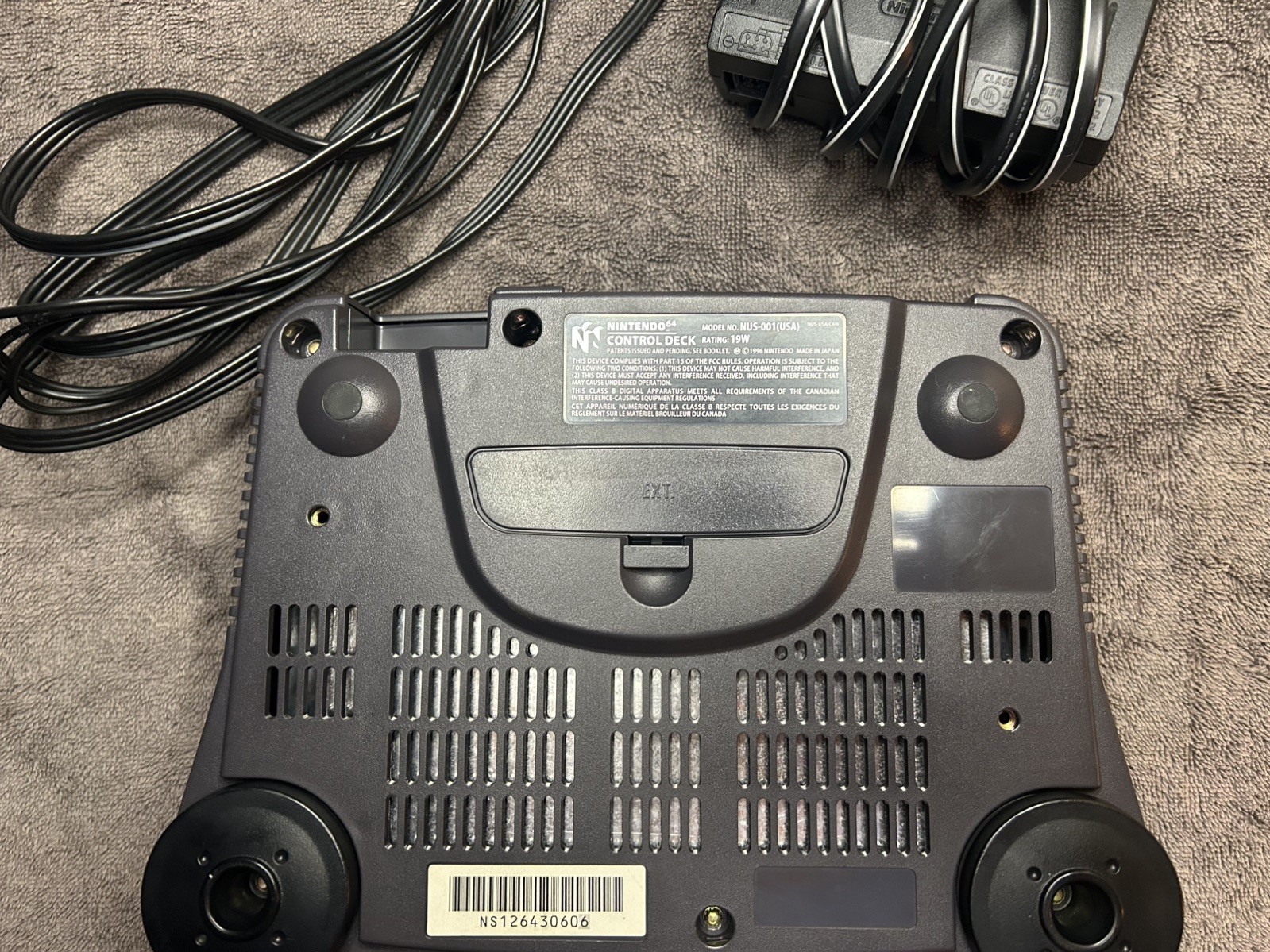 Nintendo 64 Console w/ Cords – Pre-Owned, Tested, USA Seller