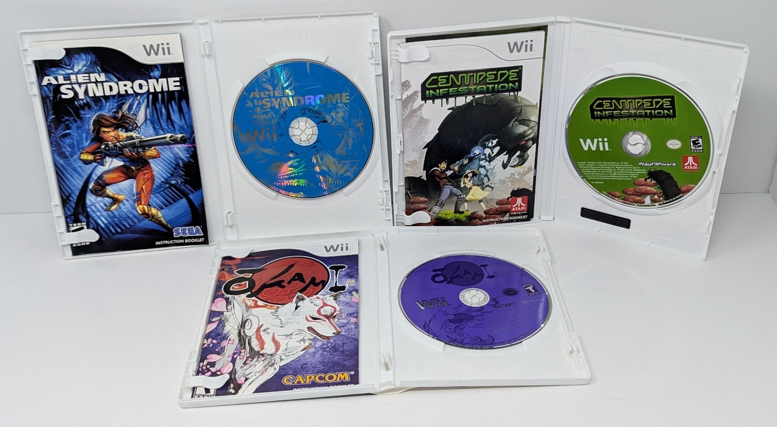 Nintendo Wii White Console GameCube Compatible Bundle w/ 3 Games – Tested!