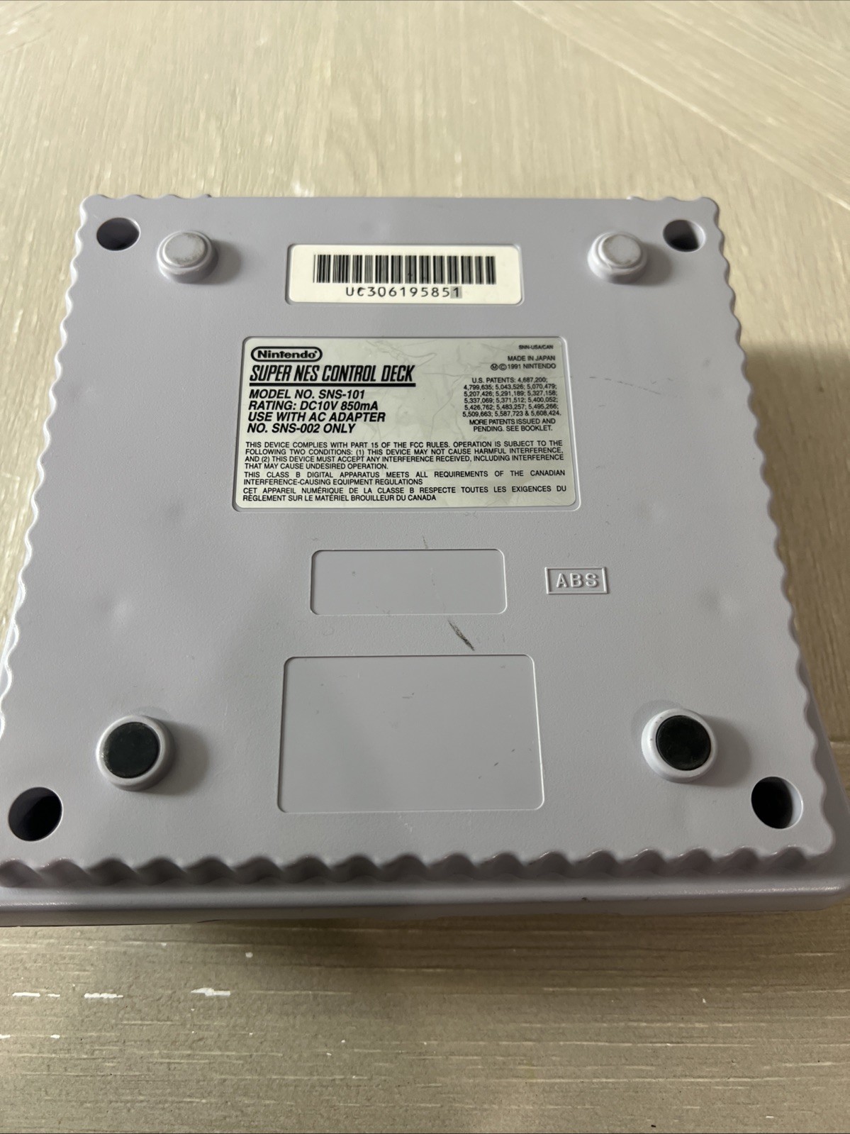 SNES Jr Console Tested and Working With 2 Controllers
