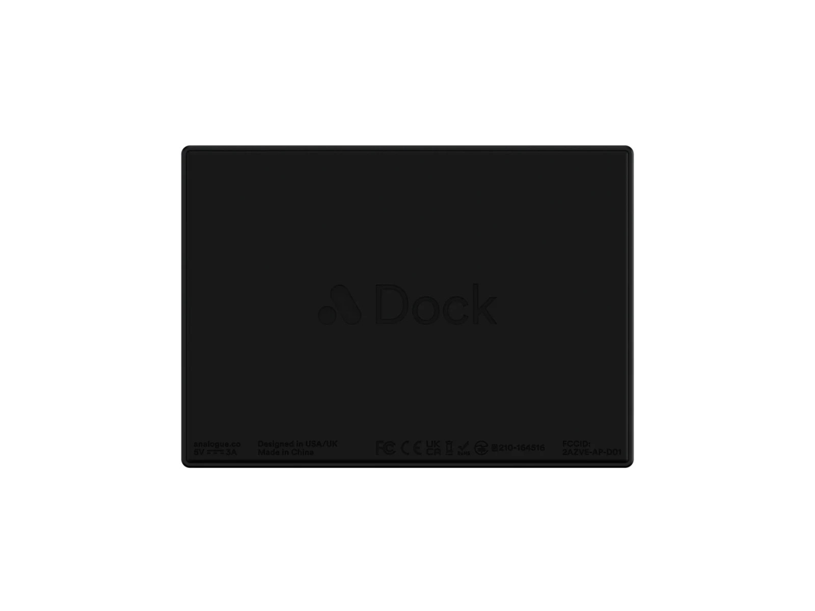 Analogue Dock for Analogue Pocket HDMI, USB-C, Power Adapter, Black