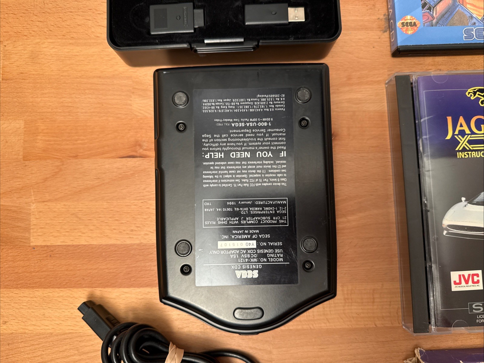 Sega Cdx Tested Working With Two Controllers 7 Games And Cables