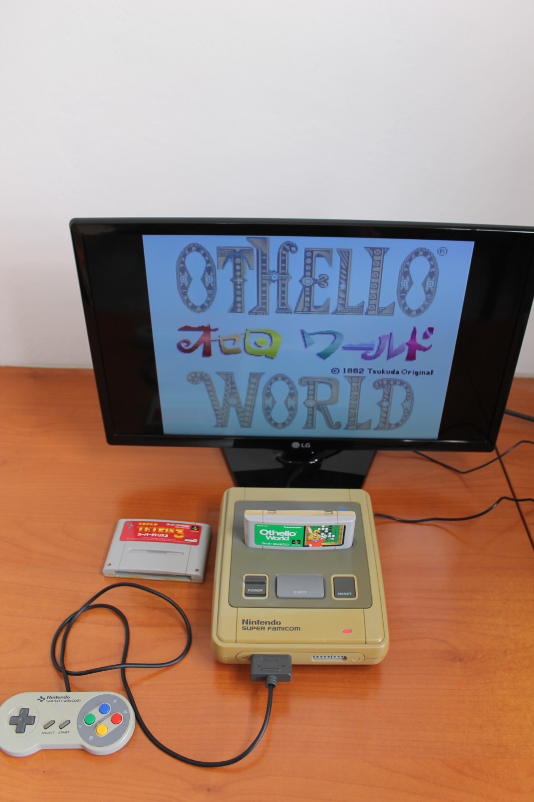 Nintendo Super Famicom CONSOLE + 2 Games
