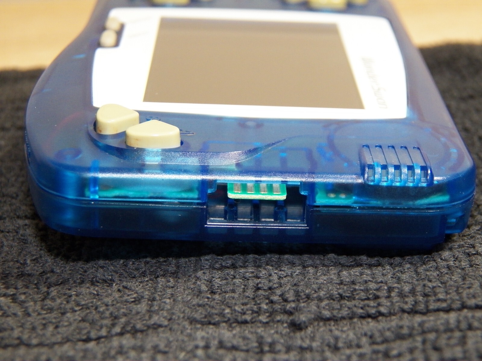 WonderSwan Handheld Console Skeleton Blue SW-001 in Box w Manual Japan Import