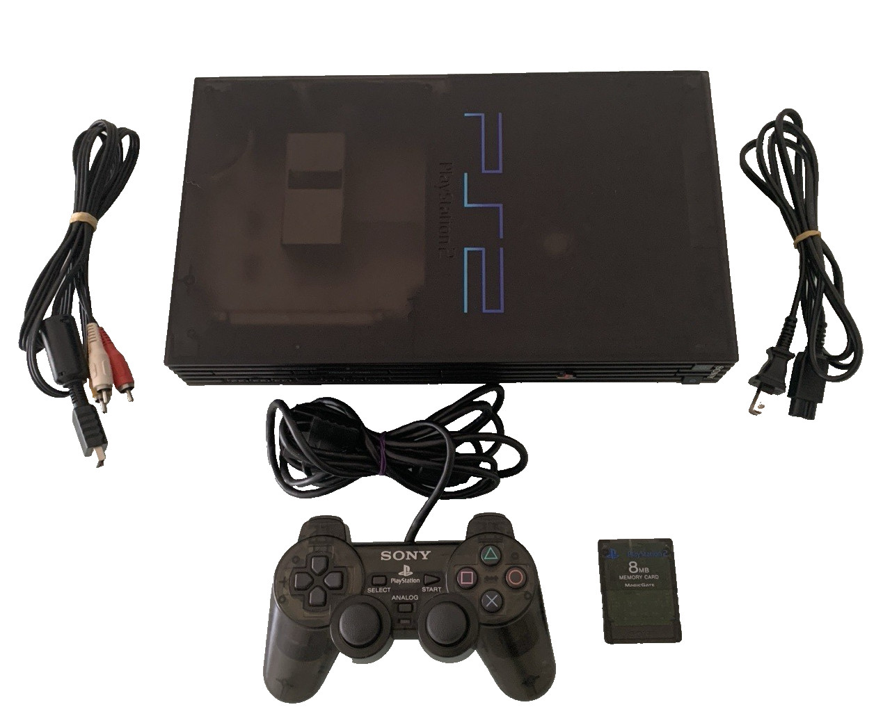 Sony PS2 Zen Black SCPH-37000 Console Complete Tested NTSC-J Japan