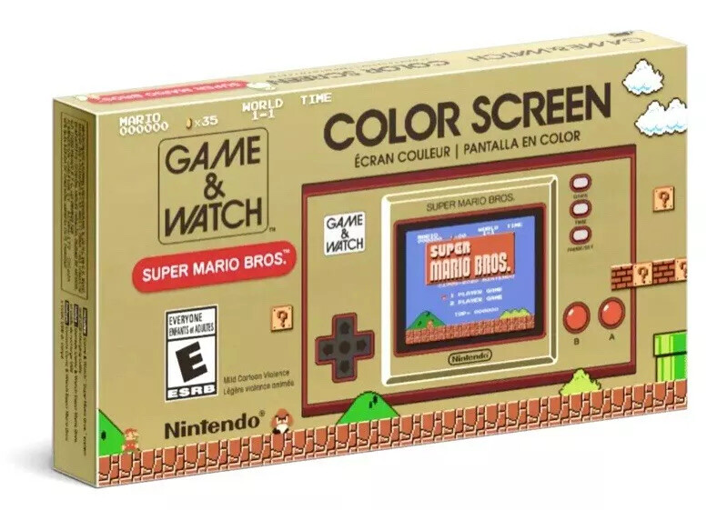Nintendo Game and Watch Super Mario Bros Electronic Handheld NEW In Hand Sale