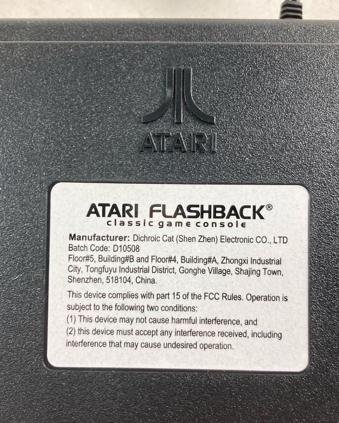 Atari Flashback 7 Classic Game Console – Black/Orange