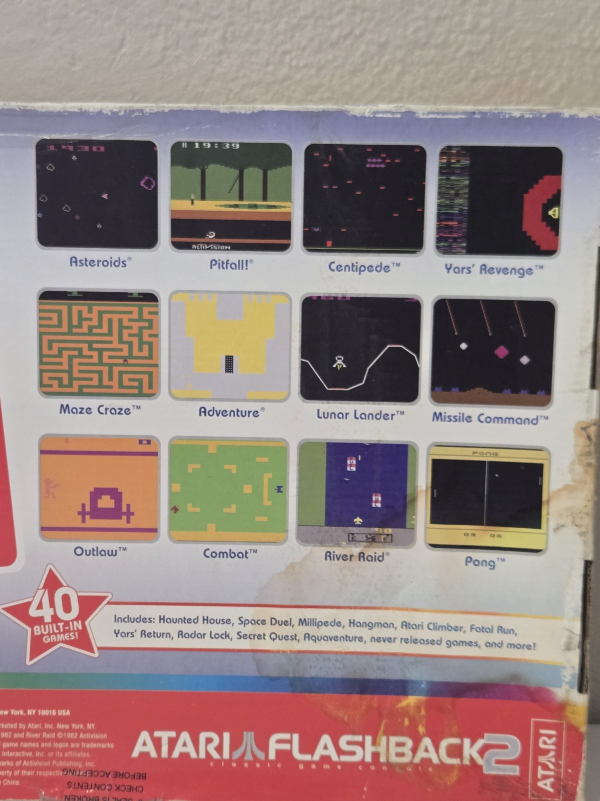 Atari Flashback 2 Console System Complete in Box Tested Working