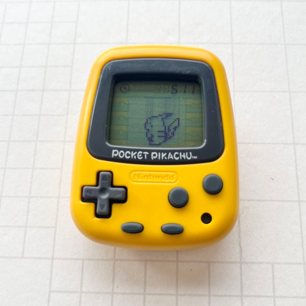 Nintendo Pocket Pikachu Yellow MPG-001 Pedometer Tested Working Cleaned Japan