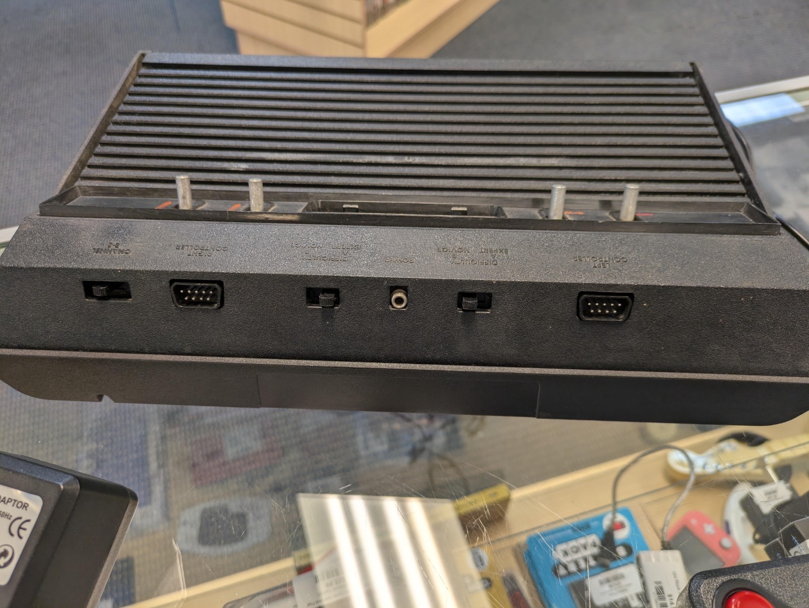 Atari 2600 Black Console Recapped With RF adaapter, Includes 2 Joysticks, Tested
