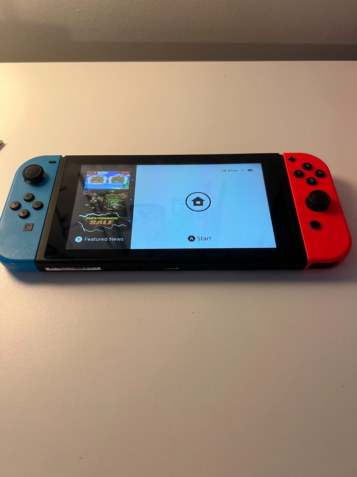 Nintendo Switch Gray with Blue and Red Joycons