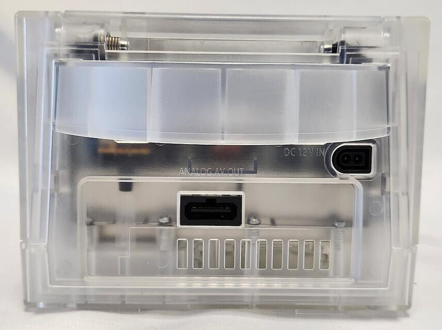 Nintendo GameCube Translucent CLEAR Gaming Console DOL-101 System Bundle Set NGC