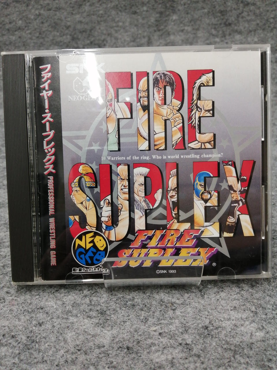 SNK Fire Suplex Neo Geo CD Game Small Scratch Capcom Fighting