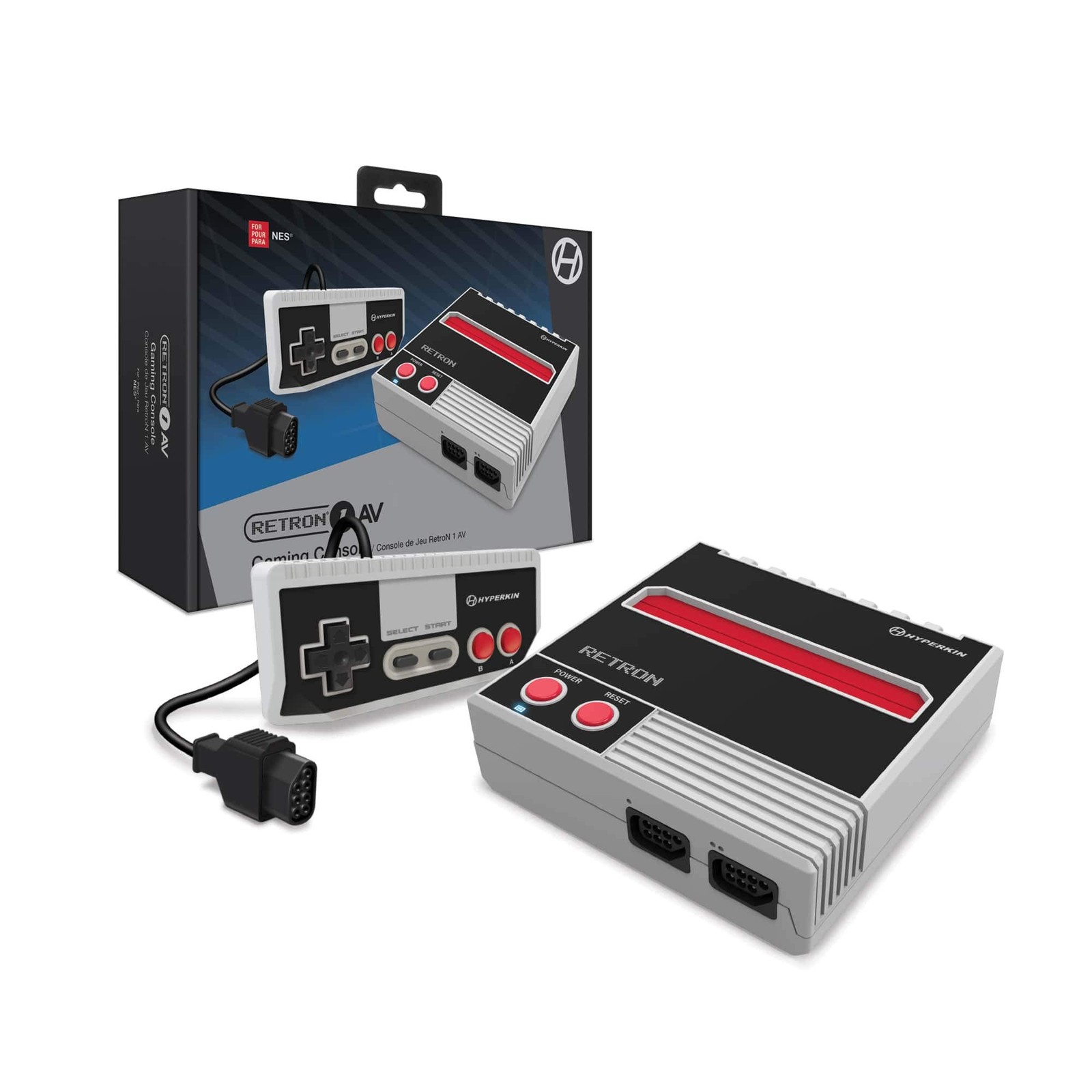 Hyperkin RetroN 1 AV Gaming Console for NES (Gray) – Hyper Beach