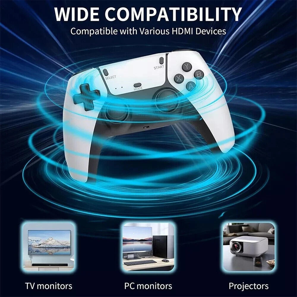 M15 4K HD Retro Game Stick Console 64GB 128GB 256GB 2 Wireless Controllers