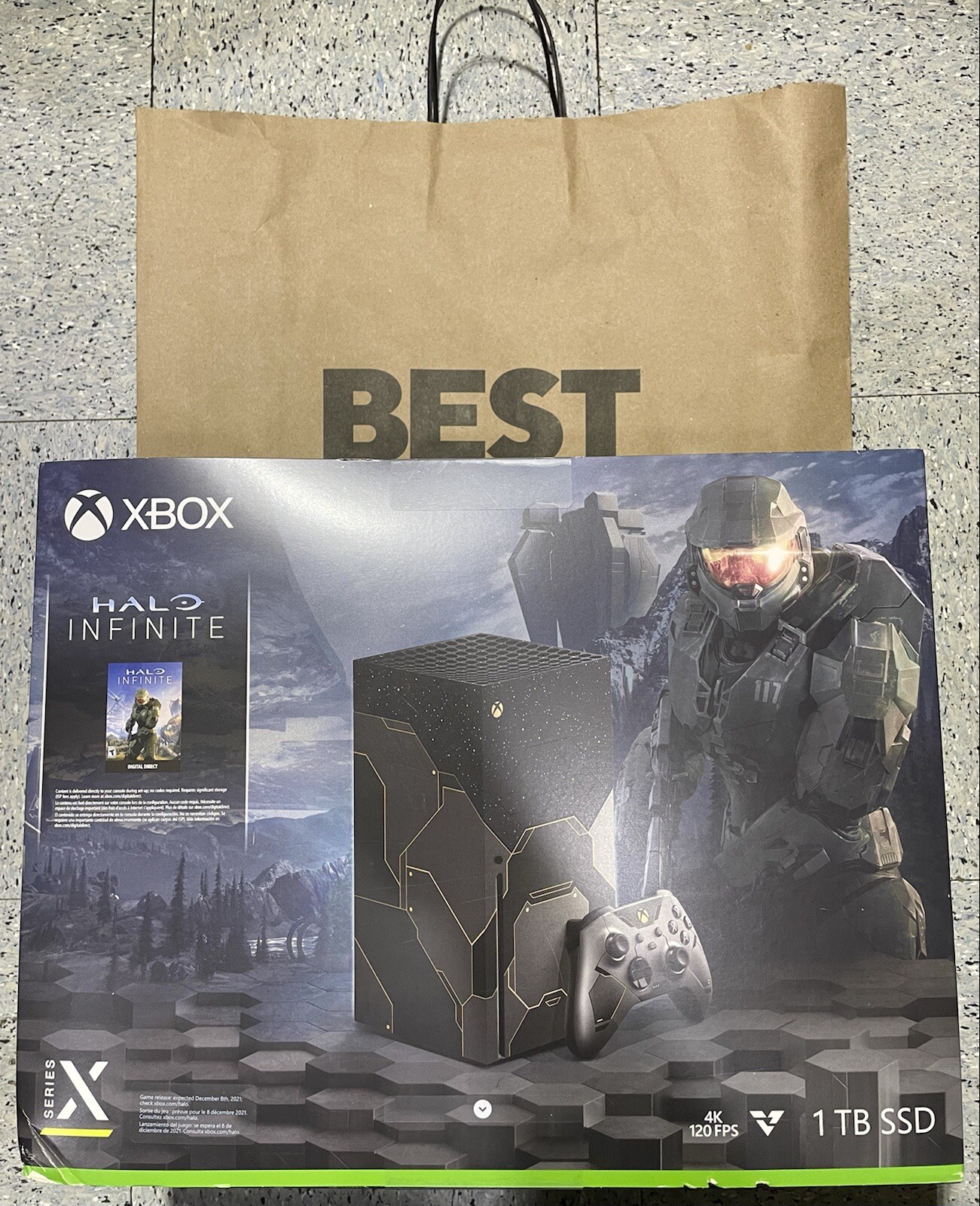 BRAND NEW – MICROSOFT XBOX SERIES X HALO INFINITE LIMITED EDITION BUNDLE