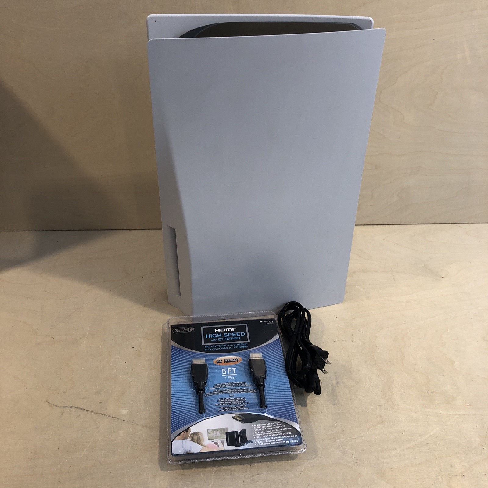Sony Playstation 5 PS5 Disk Console Only *Works, Front USB-A Port Damaged*
