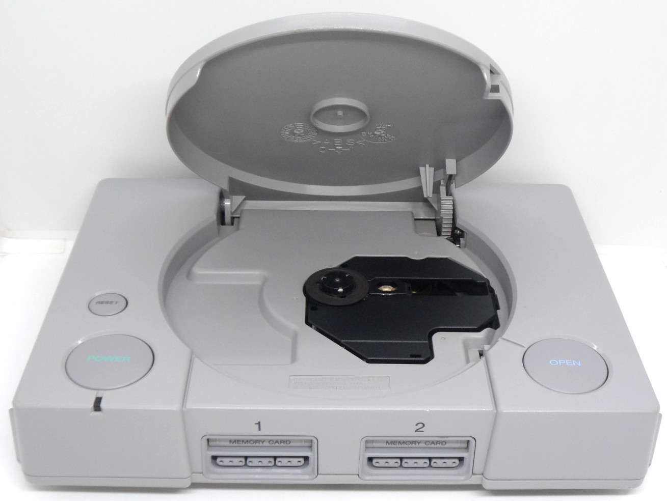 Sony PlayStation Gray Console (SCPH-5501) 2 Controllers, 2 Memory Cards ps1 LOOK