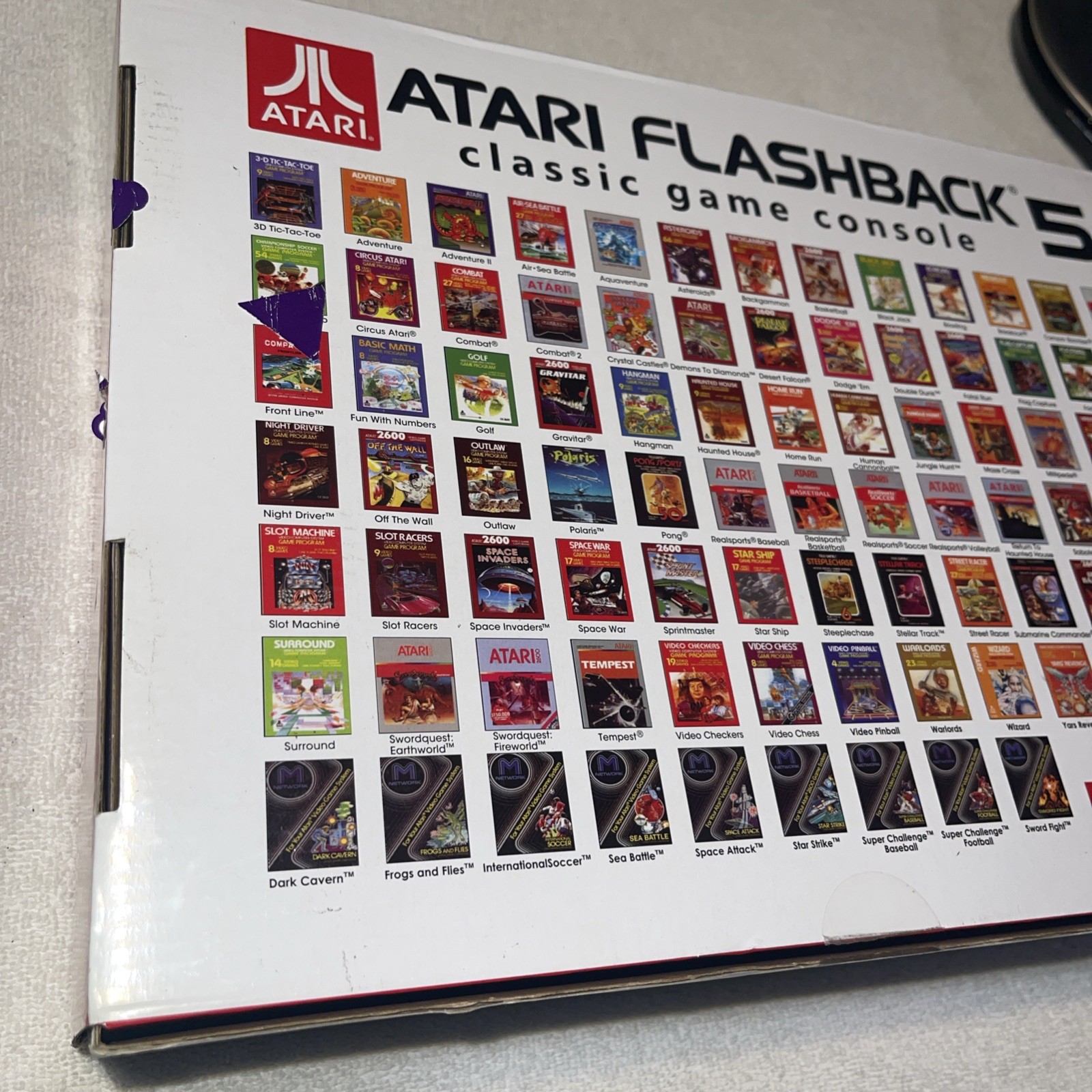 Atari Flashback 5 Classic Game Collector’s Edition Console CIB, Minimal Used.