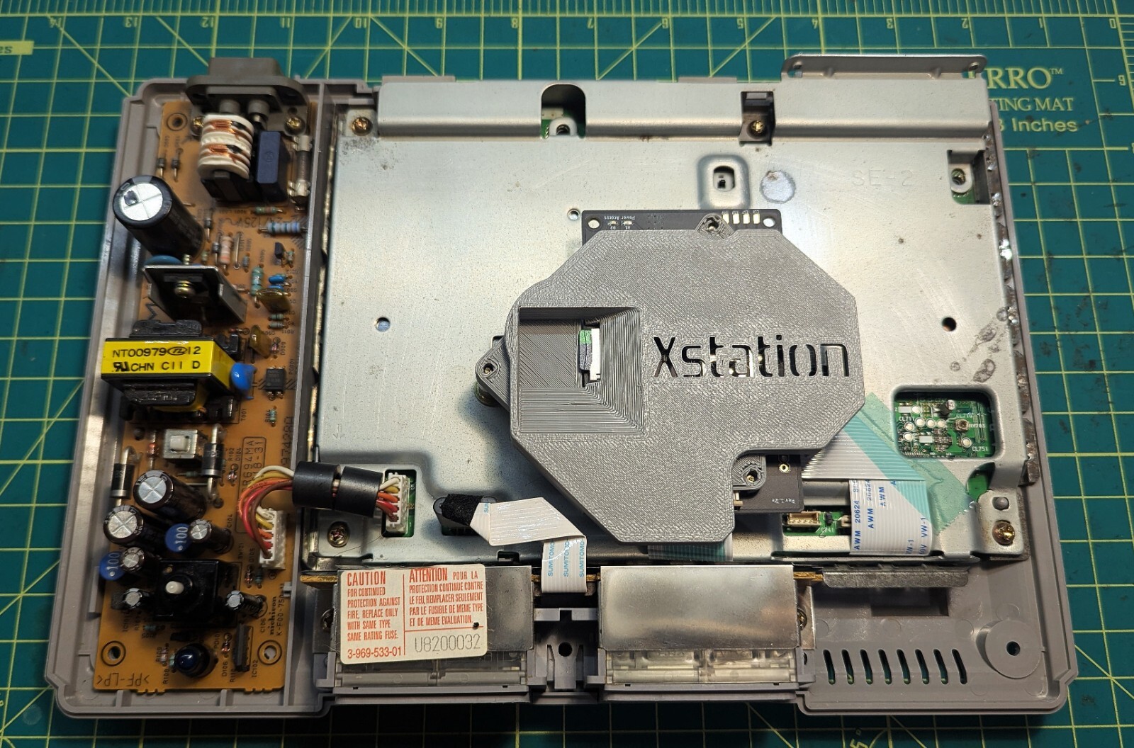 Playstation with xStation ODE, 3D Printed Tray, 128GB SD Card
