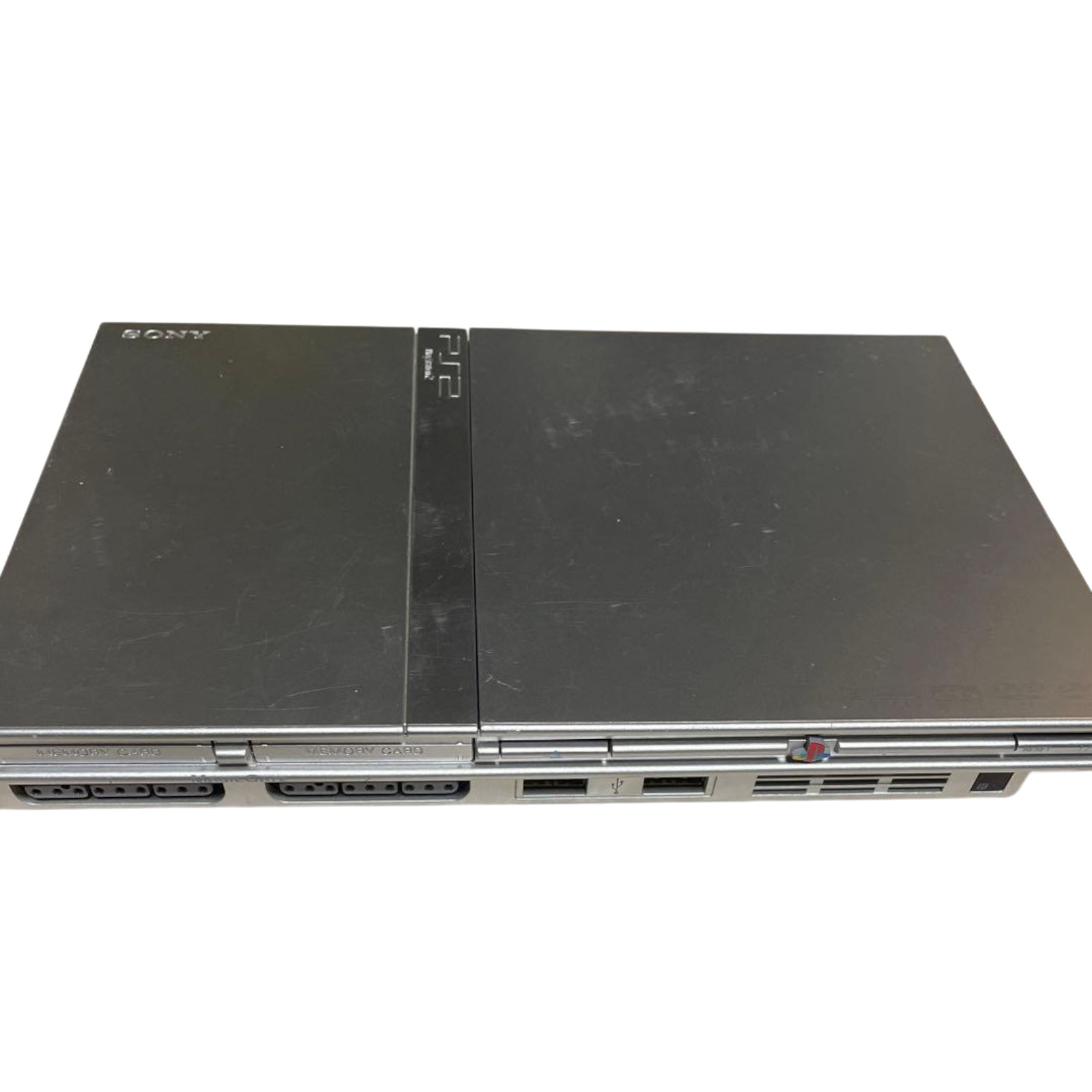PS2 Slim Console Satin silver White SCPH-75000SSS SONY Japan used