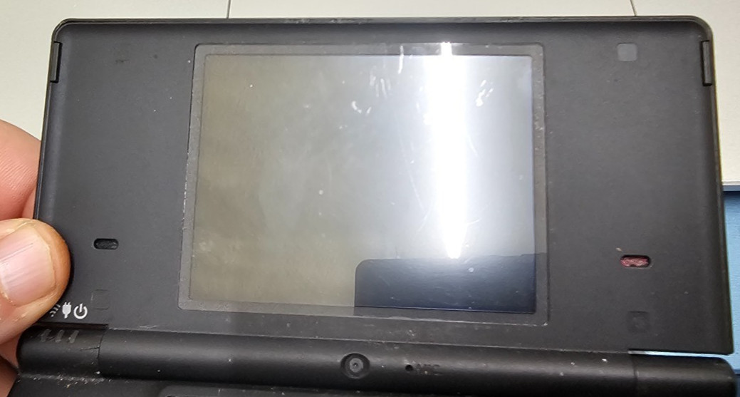 Nintendo DSi Handheld Game Console – Black With Mario Party No Charger