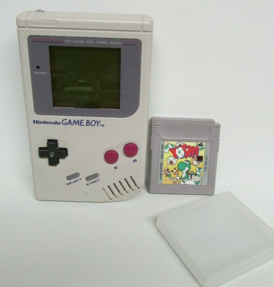 Original Nintendo Game Boy Handheld System DMG-01 & Original YOSHI WORKS GREAT