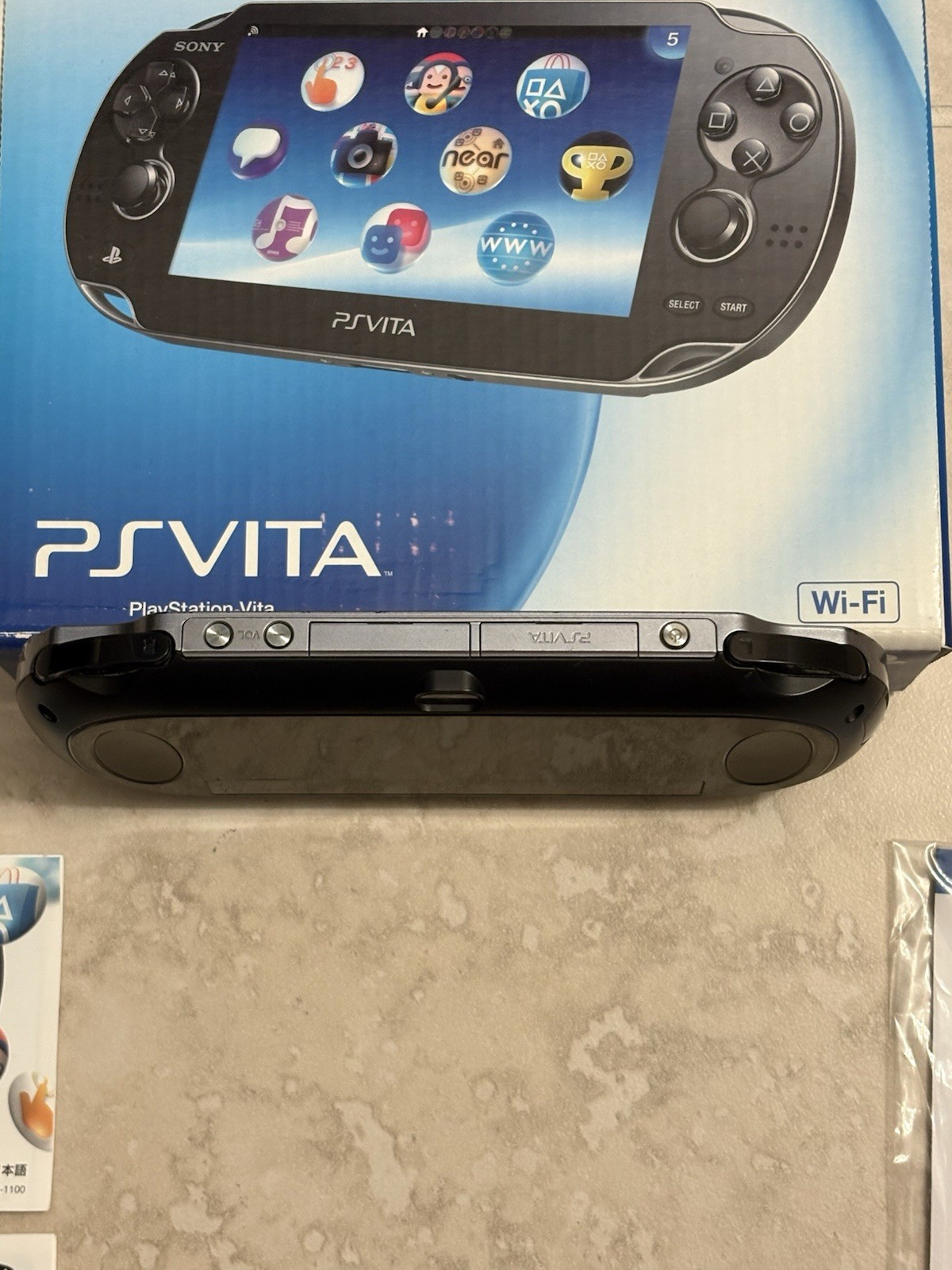 Sony PS Vita PCH-1000 1100 Complete In Box – Black 8GB Very Good Condition