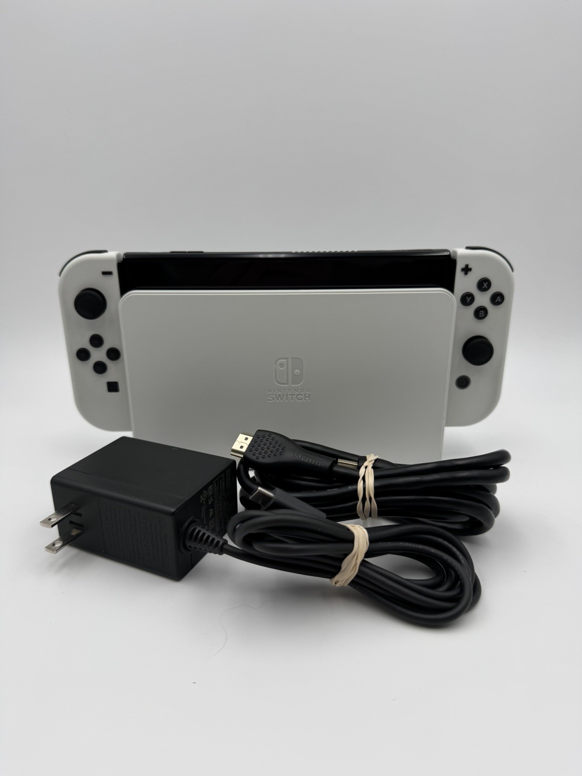 Nintendo Switch OLED White 64GB Console Dock, Joy Cons Charger Pokémon Scarlet