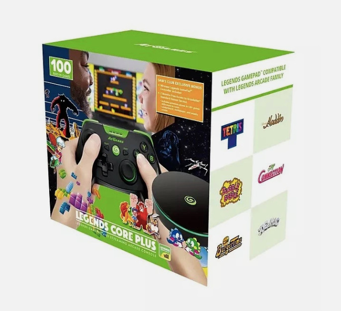 Open Box Legends Core Plus Game Pad&Streaming Console W/ 100 Built-In Games