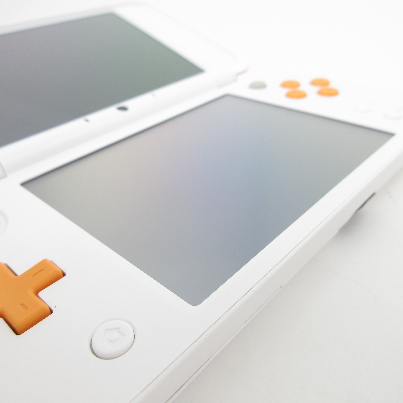 【Excellent】Nintendo New 2DS LL XL White x Orange Console ONLY Japan Ver. #NET052