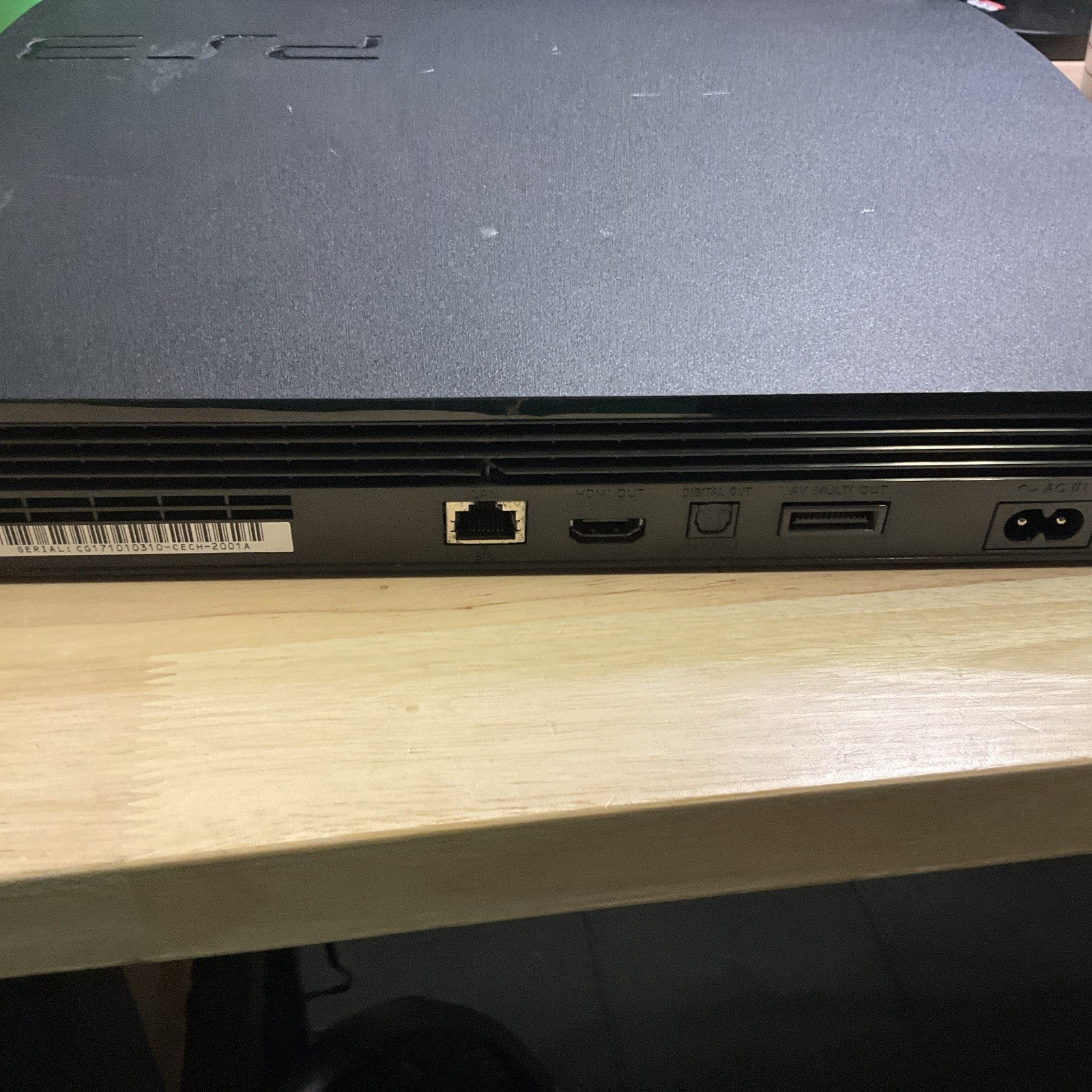 Sony Playstation 3 PS3 Slim CECH-2001A Console – For Repair – Powers On-Stays On