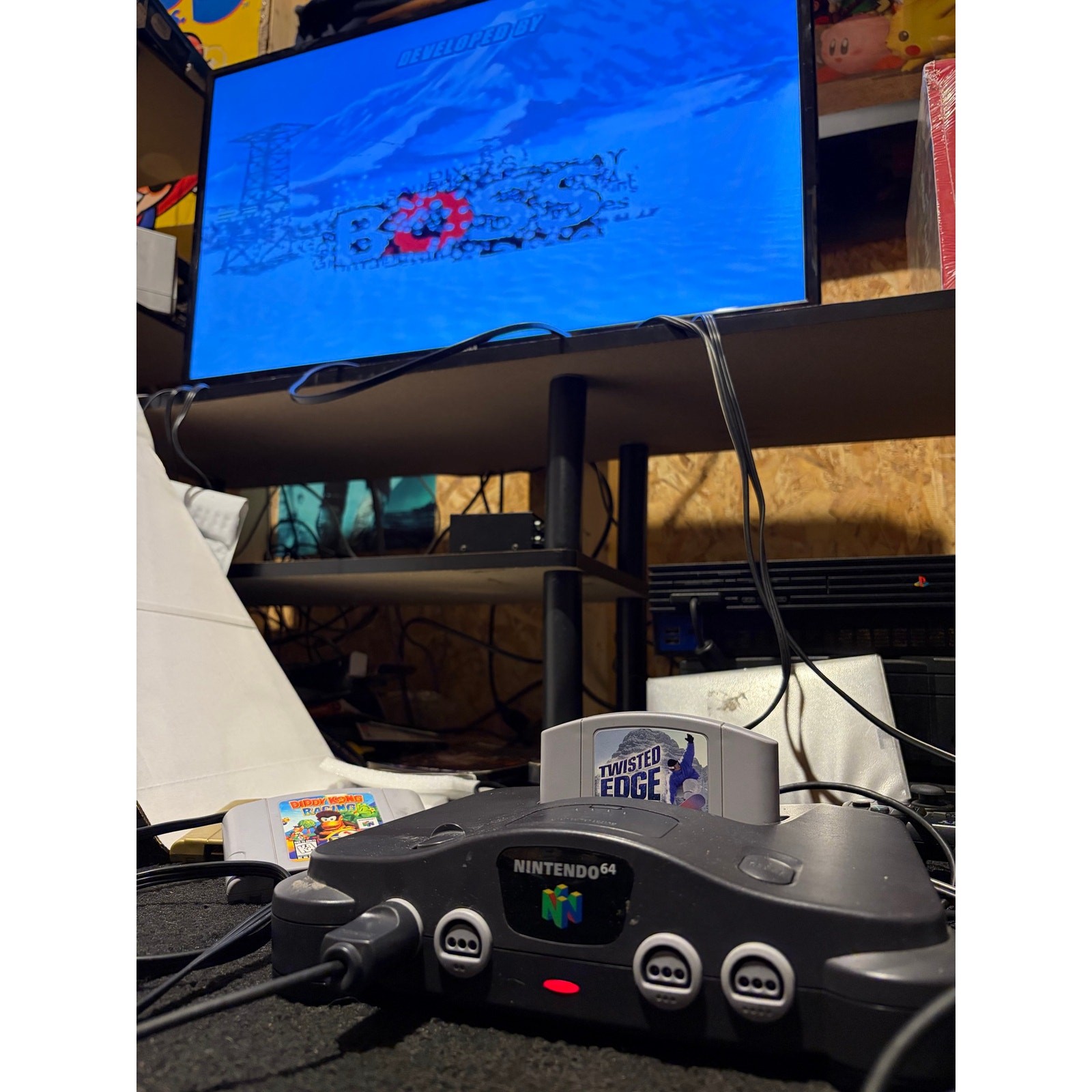 Nintendo 64 N64 console w memory card, 2 controllers, Tremorpak & Game🔥Works!