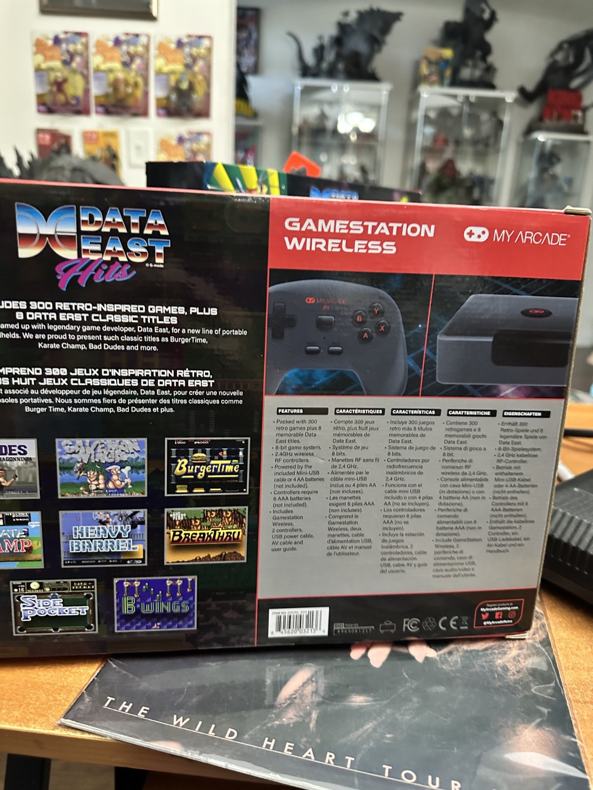 MY ARCADE GameStation Wireless Plug & Play Console 300+ Games w/ Data East Hits