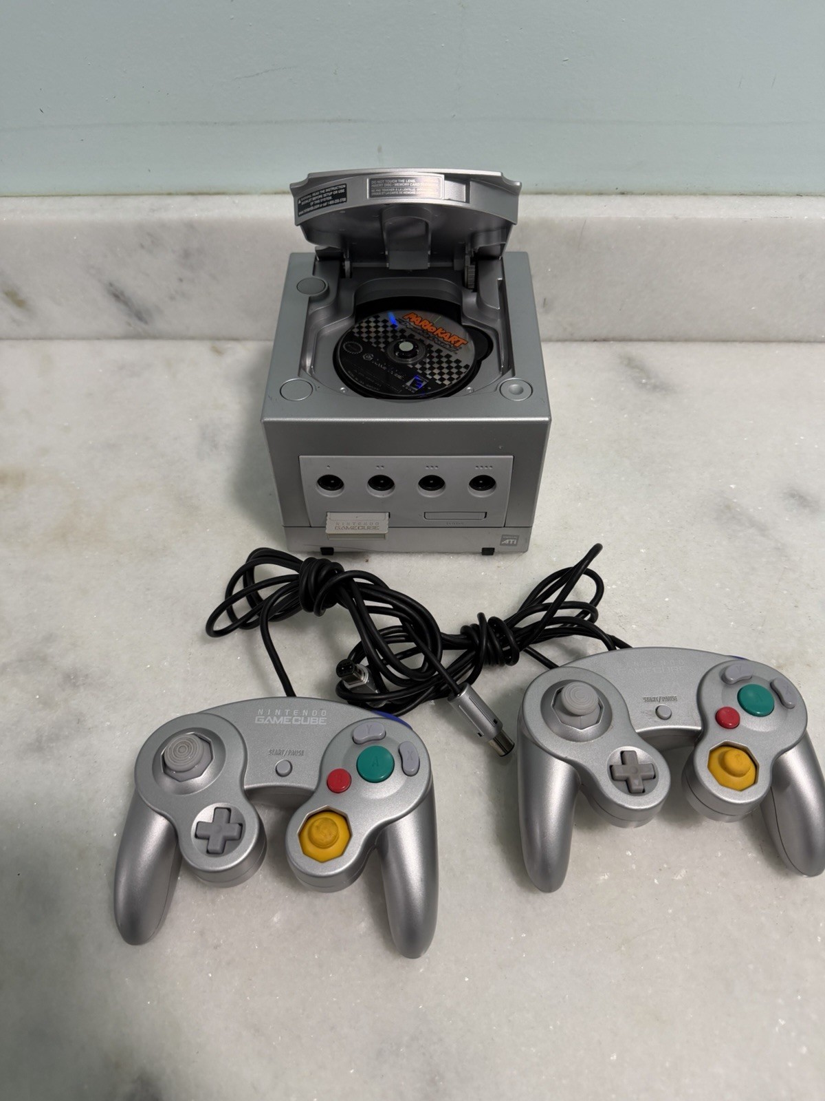 Nintendo GameCube Platinum Console – Silver(No Power Code)