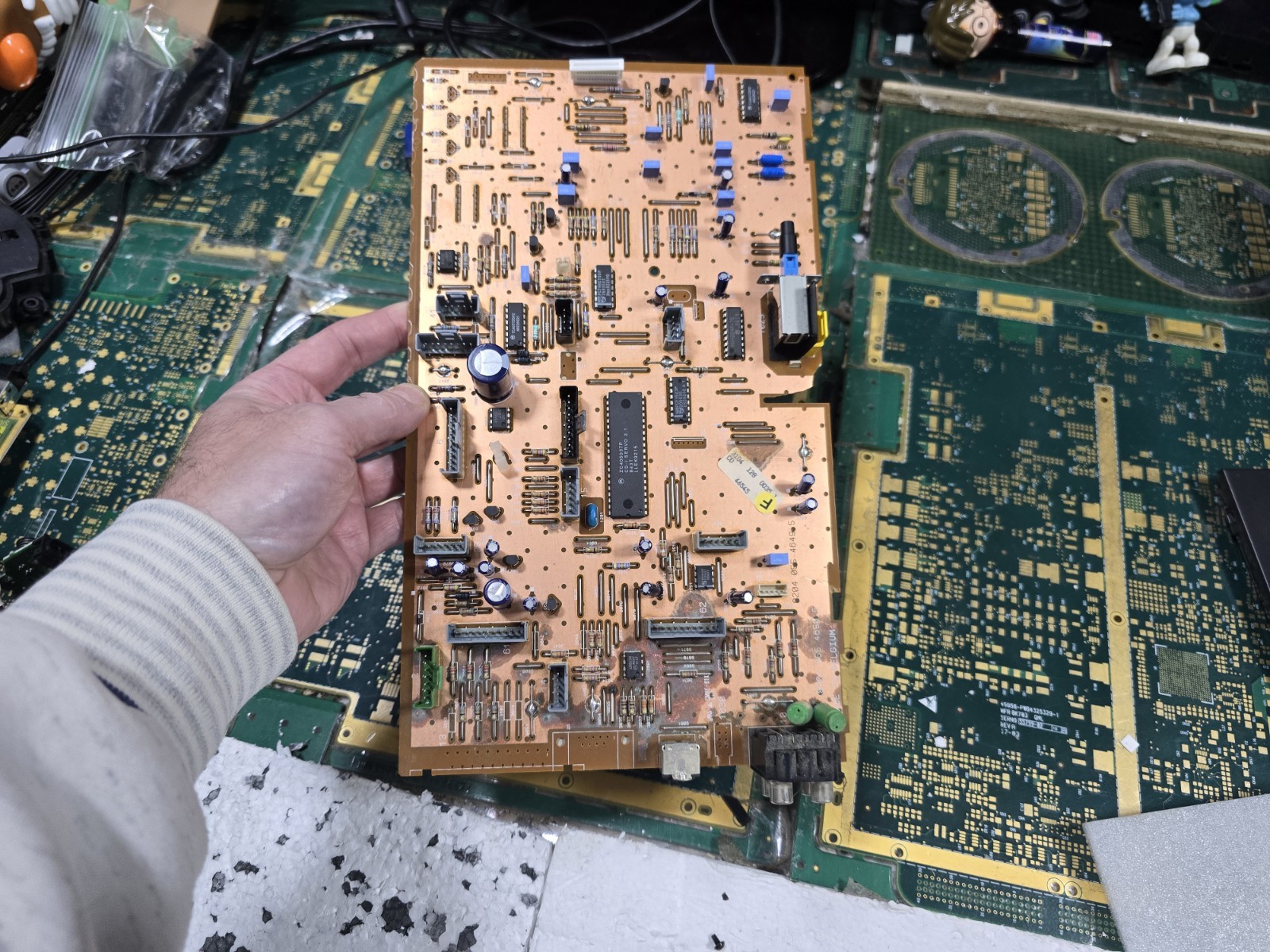 Philips CDI 910 EXACT CORROSION Motherboard-Not Tested-Intact-PARTS-READ ALL