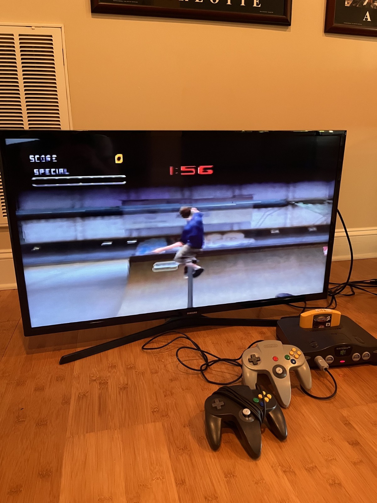 Nintendo 64 Console – 2 Controllers + Rumble, Transfer & Jumper Paks – See Below