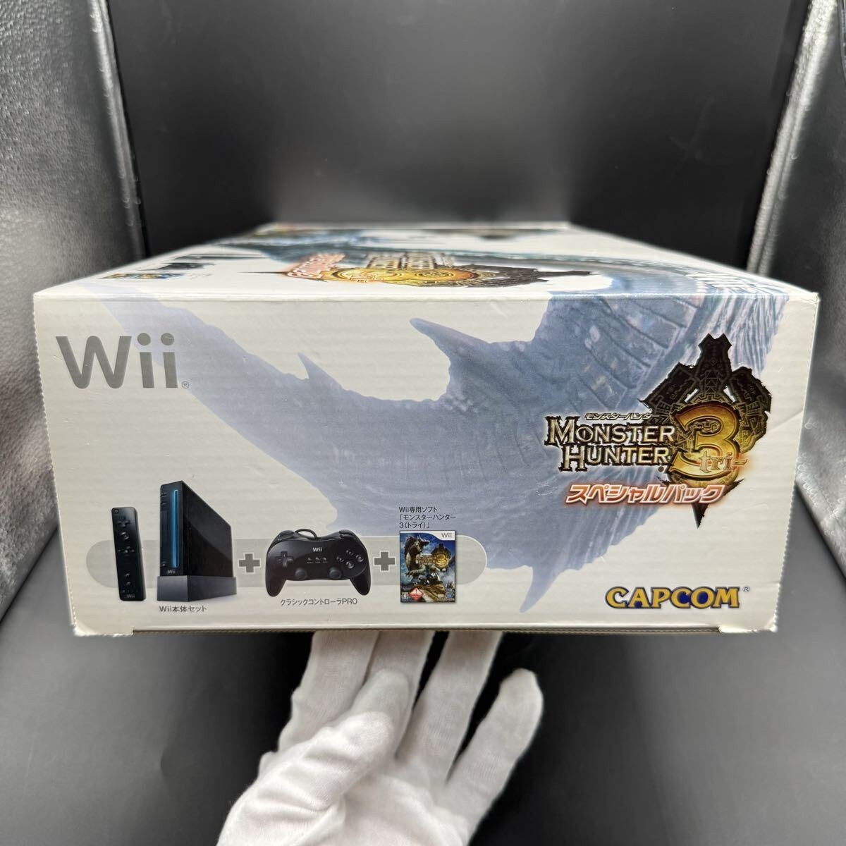 Nintendo Wii Monster Hunter 3 Tri Special Pack Limited Edition Console Set Japan