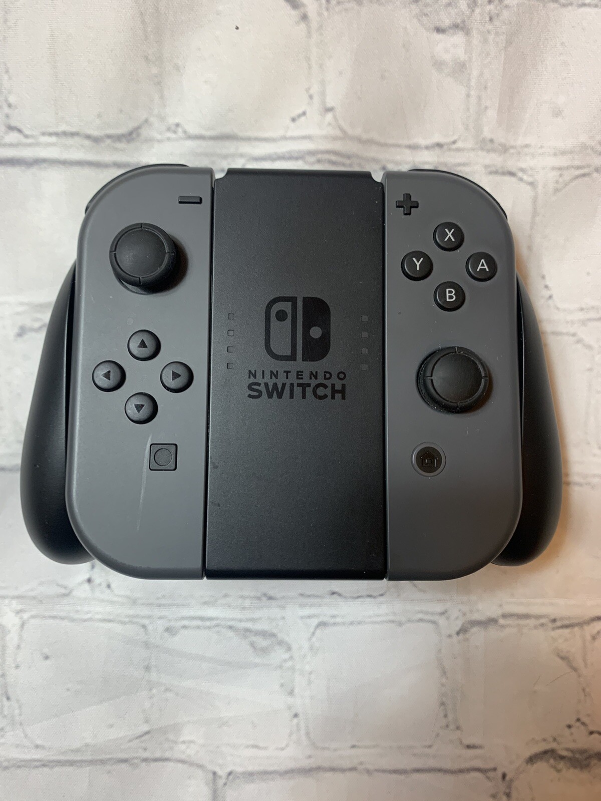 Nintendo Switch 32GB Handheld System Gray Left Joy Con Broken Controller Include