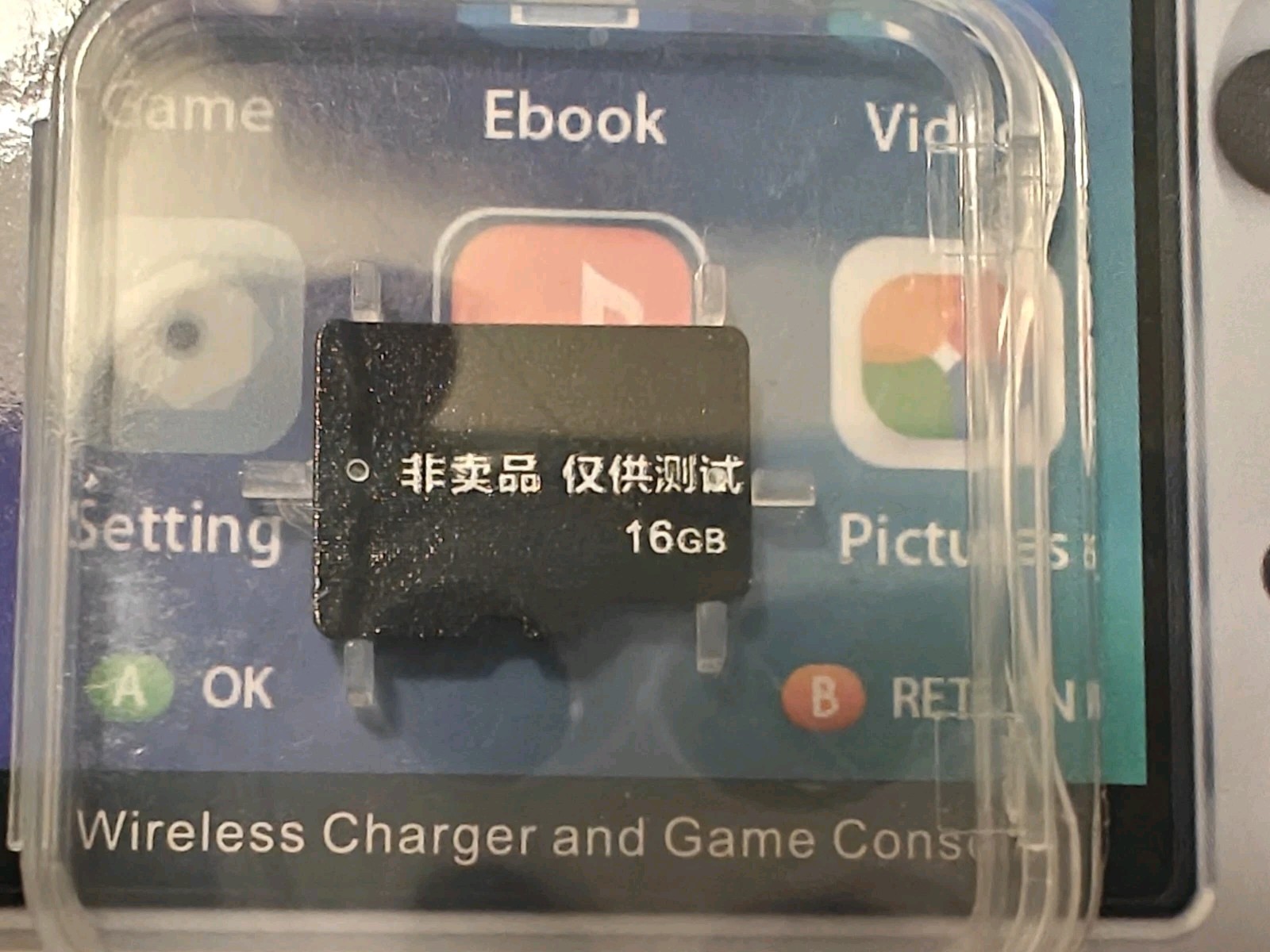 Multi Functional Wireless Charger Game Console, 5000mAh, 6000 Games