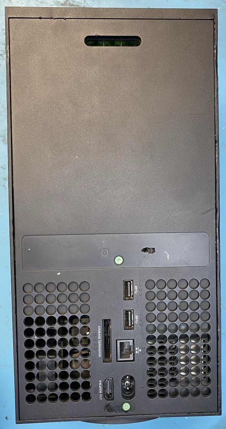Microsoft Xbox Series X Black System CONSOLE ONLY- FOR PARTS/REPAIR -Failing SSD