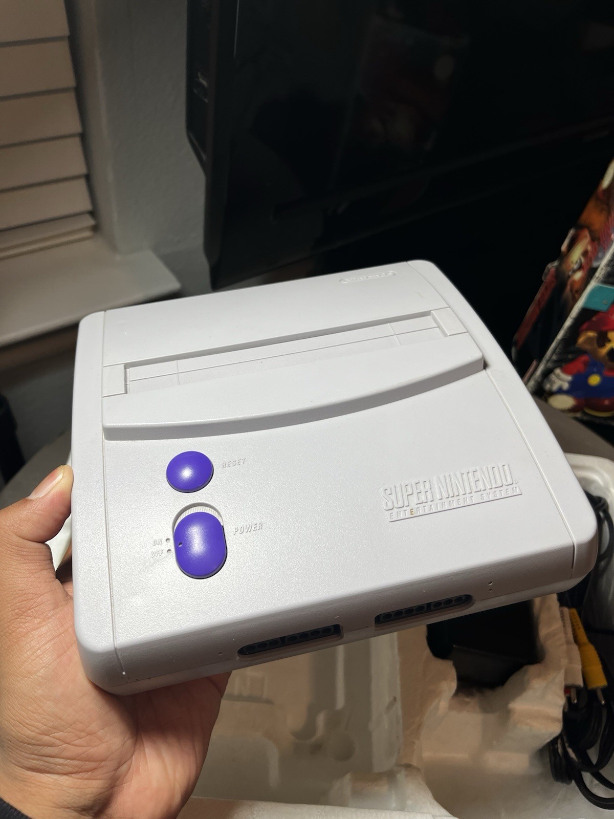 Super Nintendo SNES Jr Console, Complete In Box